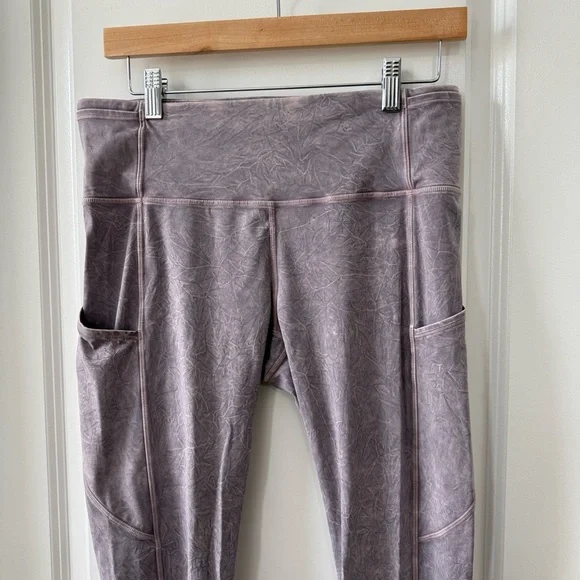Lululemon Fast and Free 25” Pocket Legging *Ice Wash Violet Verbena - Picture 3 of 6
